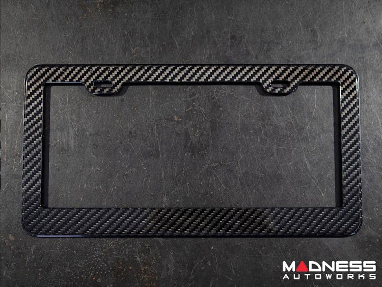 License Plate Frame - 100% Genuine Carbon Fiber